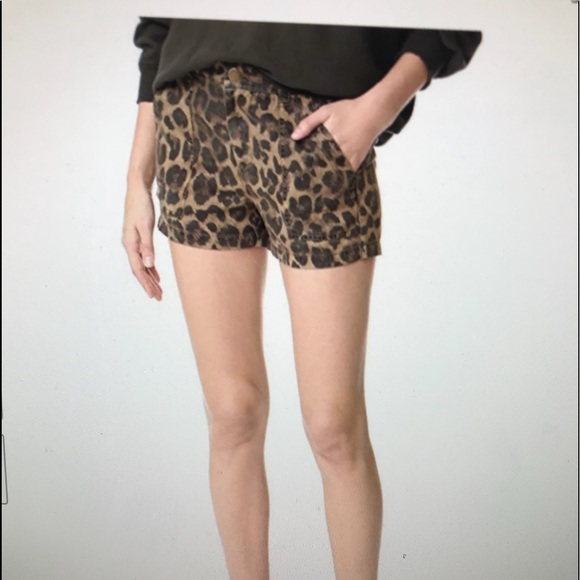 PAM & GELA$165 Leopard Short Shorts